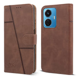 For Vivo IQOO Z6 44W Flip Cover Case (Stitched with Magnetic Closure)