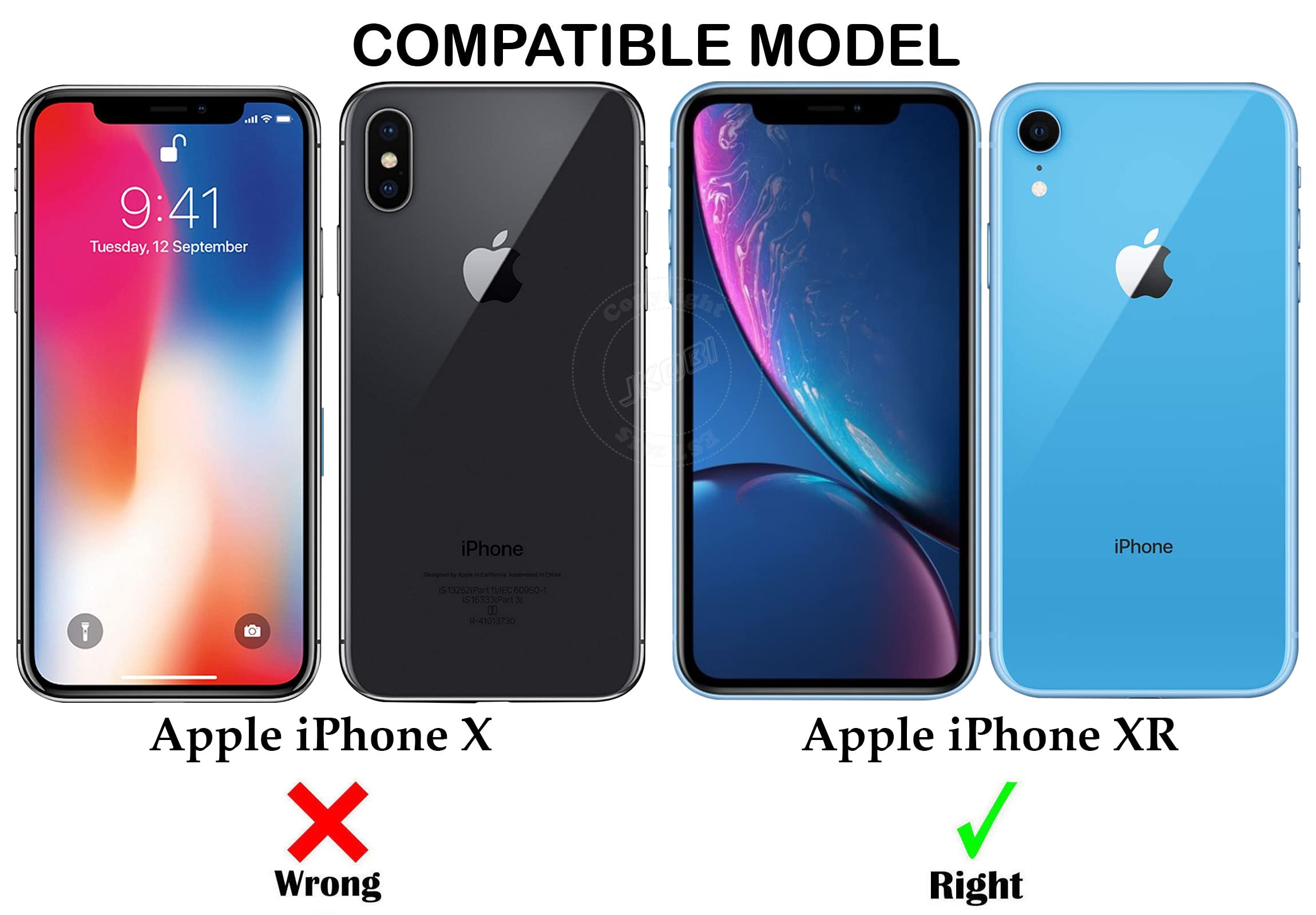 For Apple iPhone XR Back Cover Case Lifetime Anti-Yellow Clear (Sleek Hard Crystal | Shockproof and Camera Protection)
