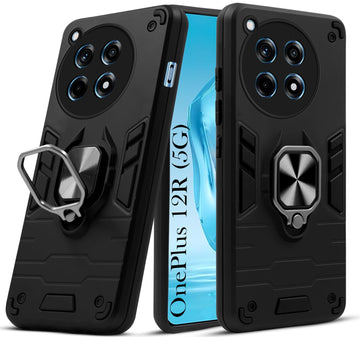 For OnePlus 12R 5G Back Cover Case (Shockproof Polycarbonate Dual Layer Hybrid Armor)