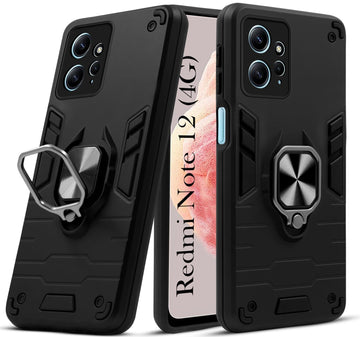 For Xiaomi Redmi Note 12 4G Back Case Cover (Shockproof Polycarbonate Dual Layer Hybrid Armor)