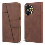 For Realme 15 Pro Flip Cover Case ( Stitched Leather with Magnetic Closure)