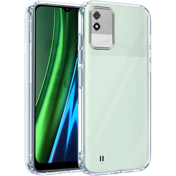 For Realme Narzo 50i  Back Cover Case (Silicone Crystal Clear | Pure Camera Protection | Soft and Flexible for Charger and Headphone sockets | Shockproof Bumpers)