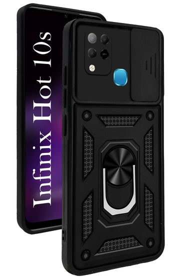 For Infinix Hot 10s Back Cover Case (Hybrid Polycarbonate)