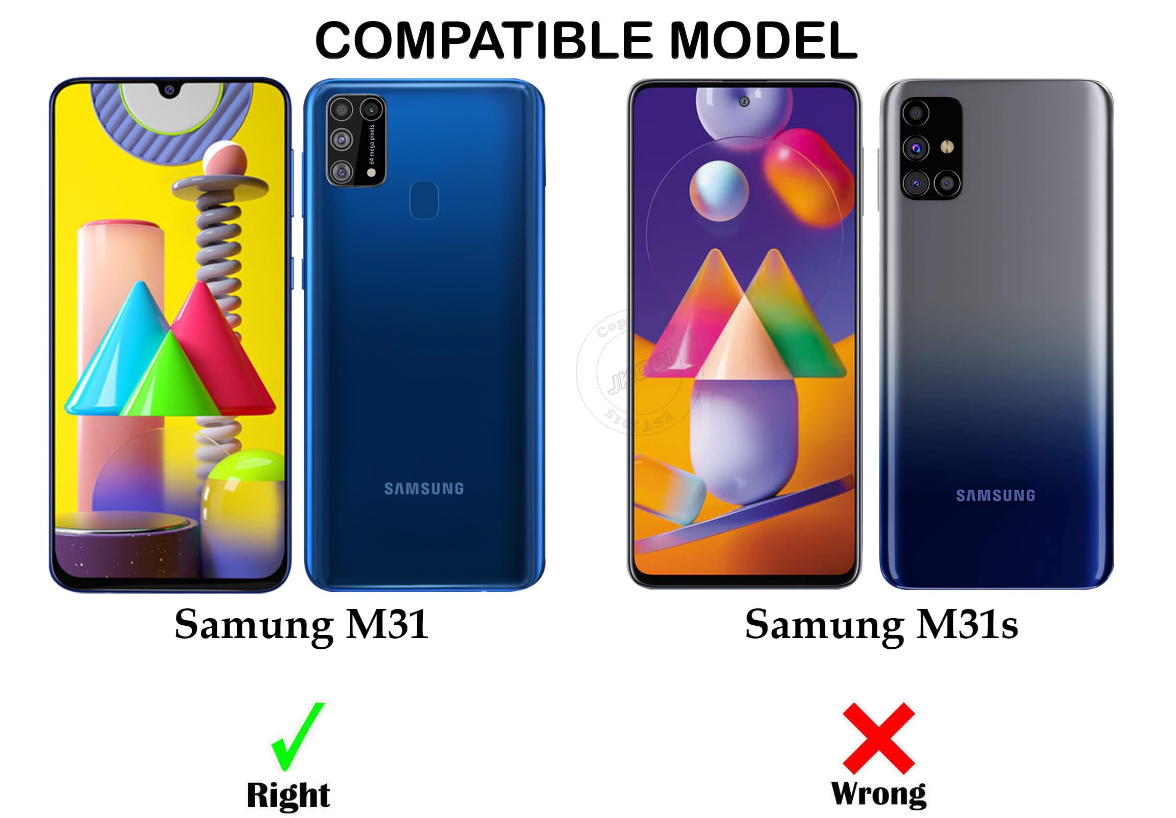 For Samsung Galaxy M31 Back Cover Case (Matte Finish Silicone with Inside Fiber cloth)