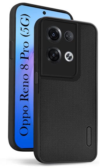 For Oppo Reno8 Pro 5G | Reno 8 Pro 5G Back Cover Case (Textured Grip Design | Camera Protetion | Slim and Light Weight | Soft Touch and Feel)
