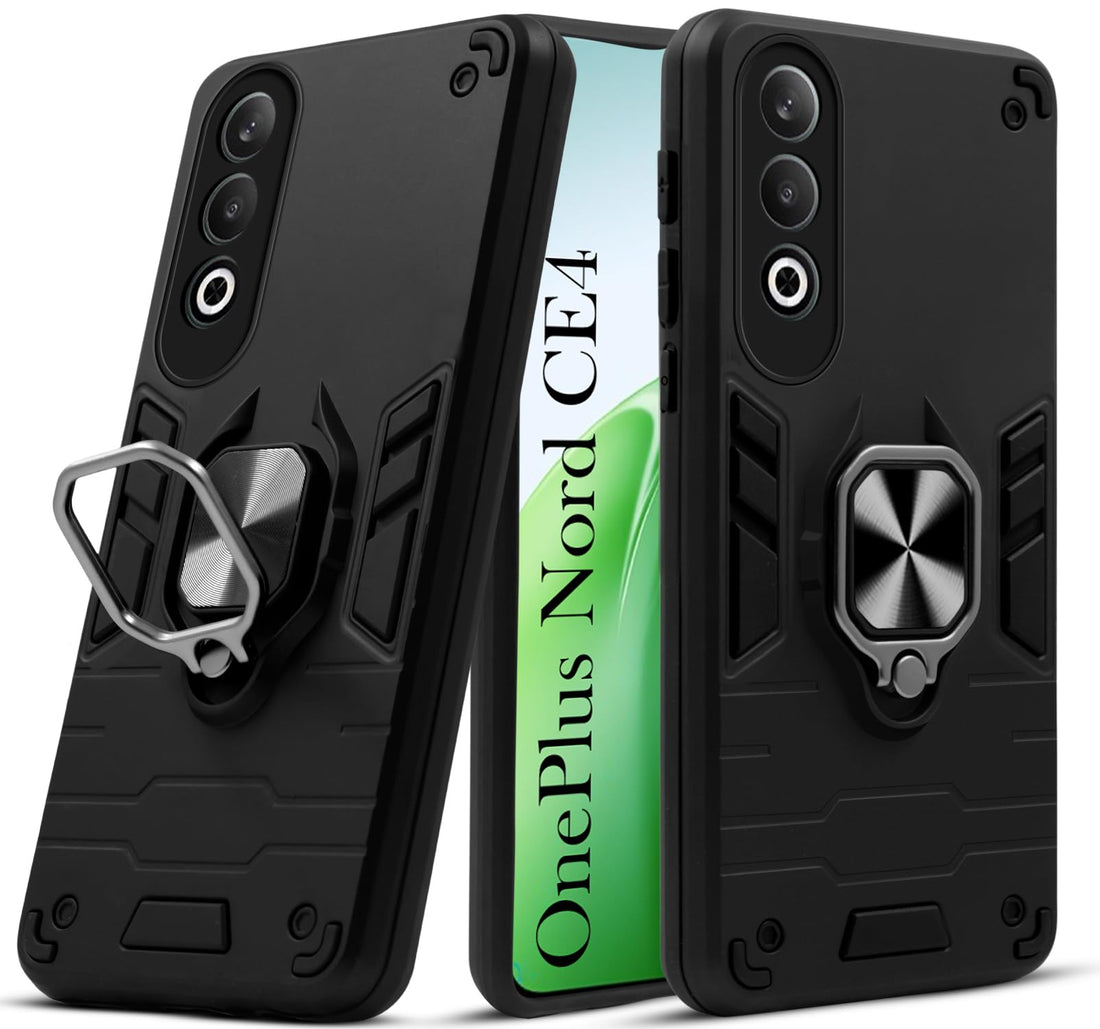 For Oneplus Nord CE 4 Back Cover Case (Shockproof Polycarbonate Dual Layer Hybrid Armor)