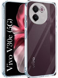 For Vivo V30e 5G Back Cover Case (Unique Texture Design | Silicon Flexible Case | Slim and Light Weight | Soft Touch Feel)