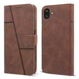 For Samsung Galaxy M13 5G Flip Cover Case (Stitched Leather Finish | Magnetic Closure | Inner TPU | Foldable Stand | Wallet Card Slots)