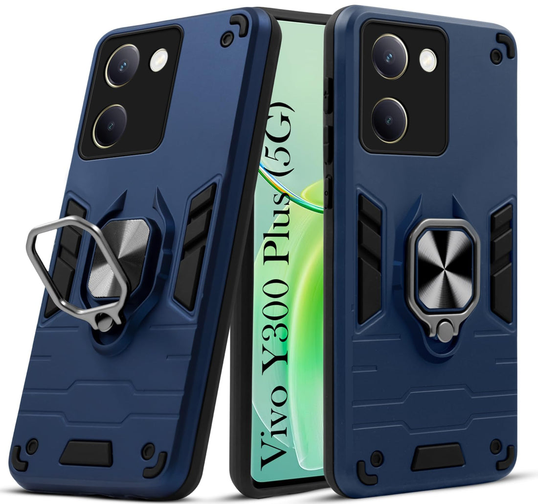 For Vivo Y300 Plus Back Cover Case (Shockproof Polycarbonate Dual Layer Hybrid Armor)
