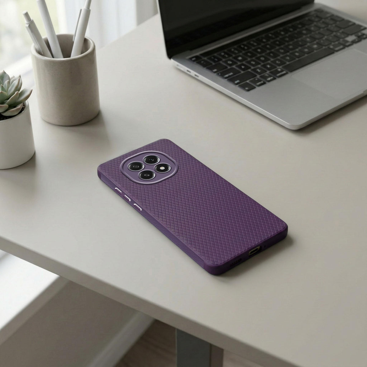 For Oppo F29 Back Cover Case (Liquid Silicone | Side Grip | Camera Protection)