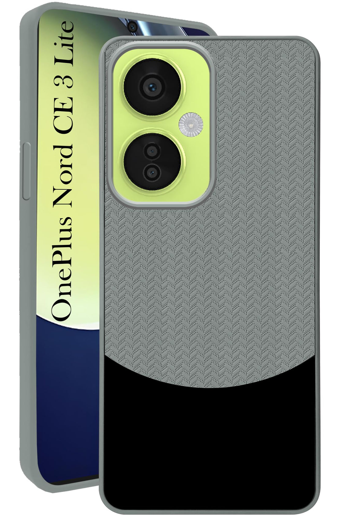 For OnePlus Nord CE 3 Lite Back Cover Case (Elegant PU Leather Finish | Premium Minimalist Professional | Camera Protection Bump)