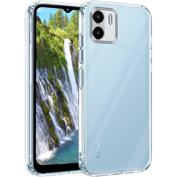 For Xiaomi Redmi A1 2022  Back Cover Case (Silicone Crystal Clear | Pure Camera Protection | Soft and Flexible for Charger and Headphone sockets | Shockproof Bumpers)