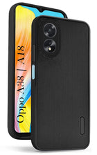 For Oppo A38 | Oppo A18 Back Cover Case(Puffer Cushion Wave Design | Camera Protection)