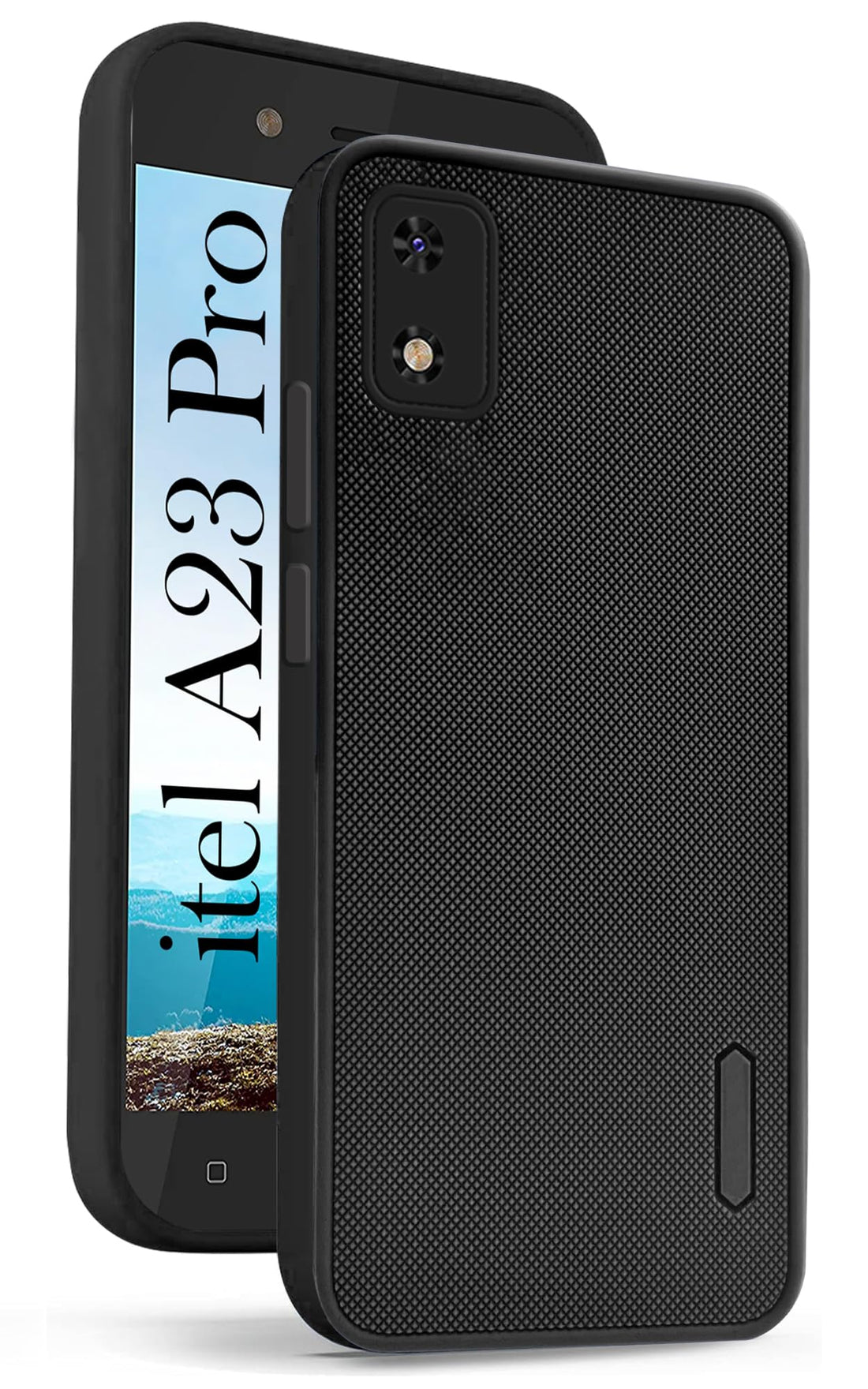 For Itel A23 Pro Back Cover Case (Textured Grip Design | Camera Protetion | Slim and Light Weight | Soft Touch and Feel)
