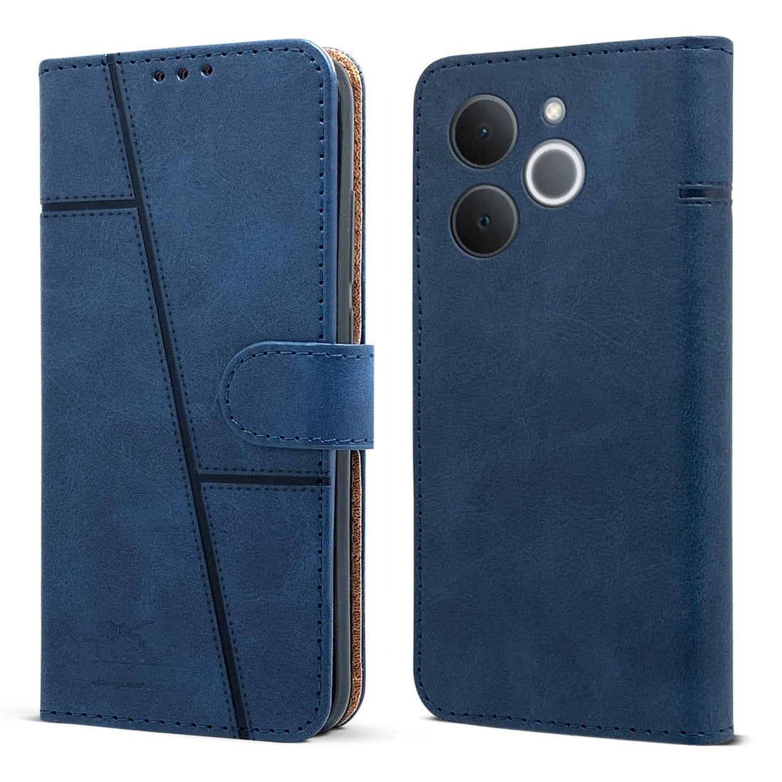 For Realme C71 Flip Cover Case ( Stitched Leather with Magnetic Closure)