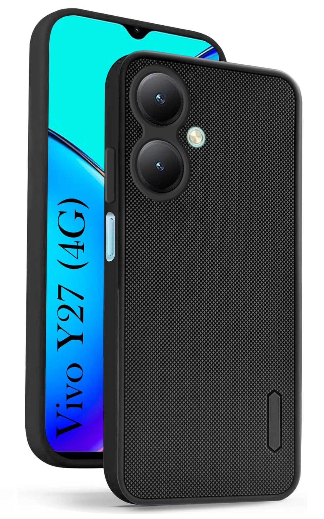 For Vivo Y27 Back Cover Case (Textured Grip Design | Camera Protetion | Slim and Light Weight | Soft Touch and Feel)