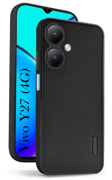 For Vivo Y27 Back Cover Case (Textured Grip Design | Camera Protetion | Slim and Light Weight | Soft Touch and Feel)