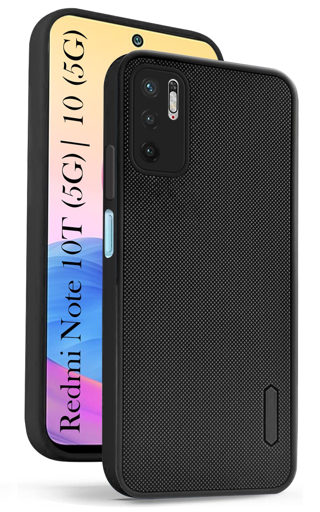 For Xiaomi Mi Redmi Note 10T 5G | Note 10 5G Back Cover Case (Textured Grip Design | Camera Protection | Slim and Light Weight | Soft Touch and Feel)