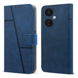 For OnePlus Nord CE 3 Lite Flip Cover Case (Stitched Leather with Magnetic Closure)