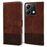 For Poco X6 5G Flip Cover Case ( Professional Dual Leather Wallet with Magnetic Closure)