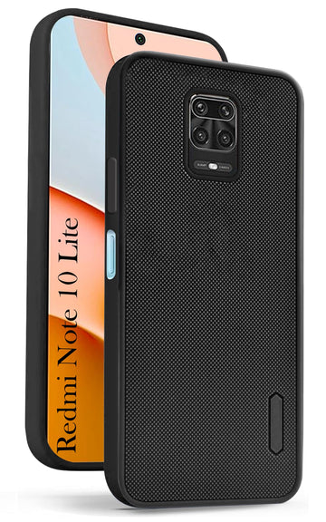 For Redmi Note 10 Lite Back Cover Case (Textured Grip Design | Camera Protetion | Slim and Light Weight | Soft Touch and Feel)