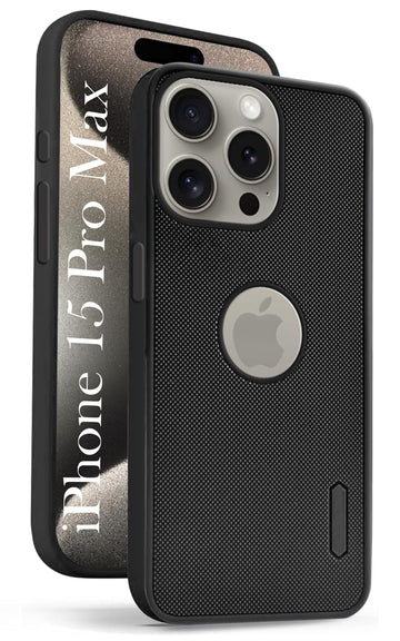For iPhone 15 Pro Max Back Cover Case (Textured Grip Design | Camera Protetion | Slim and Light Weight | Soft Touch and Feel)