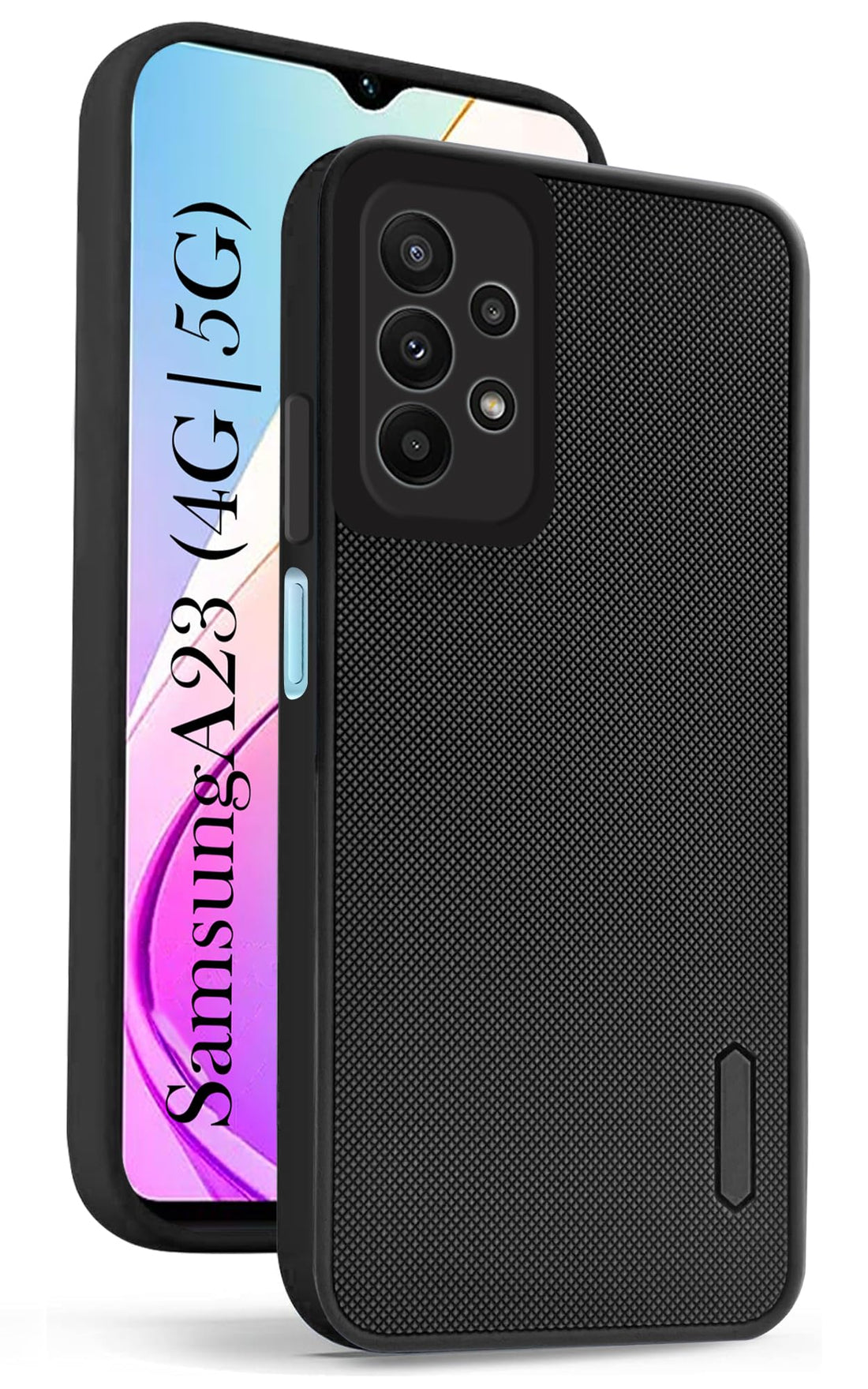 For Samsung Galaxy A23 4G | 5G Back Cover Case (Textured Grip Design | Camera Protetion | Slim and Light Weight | Soft Touch and Feel)