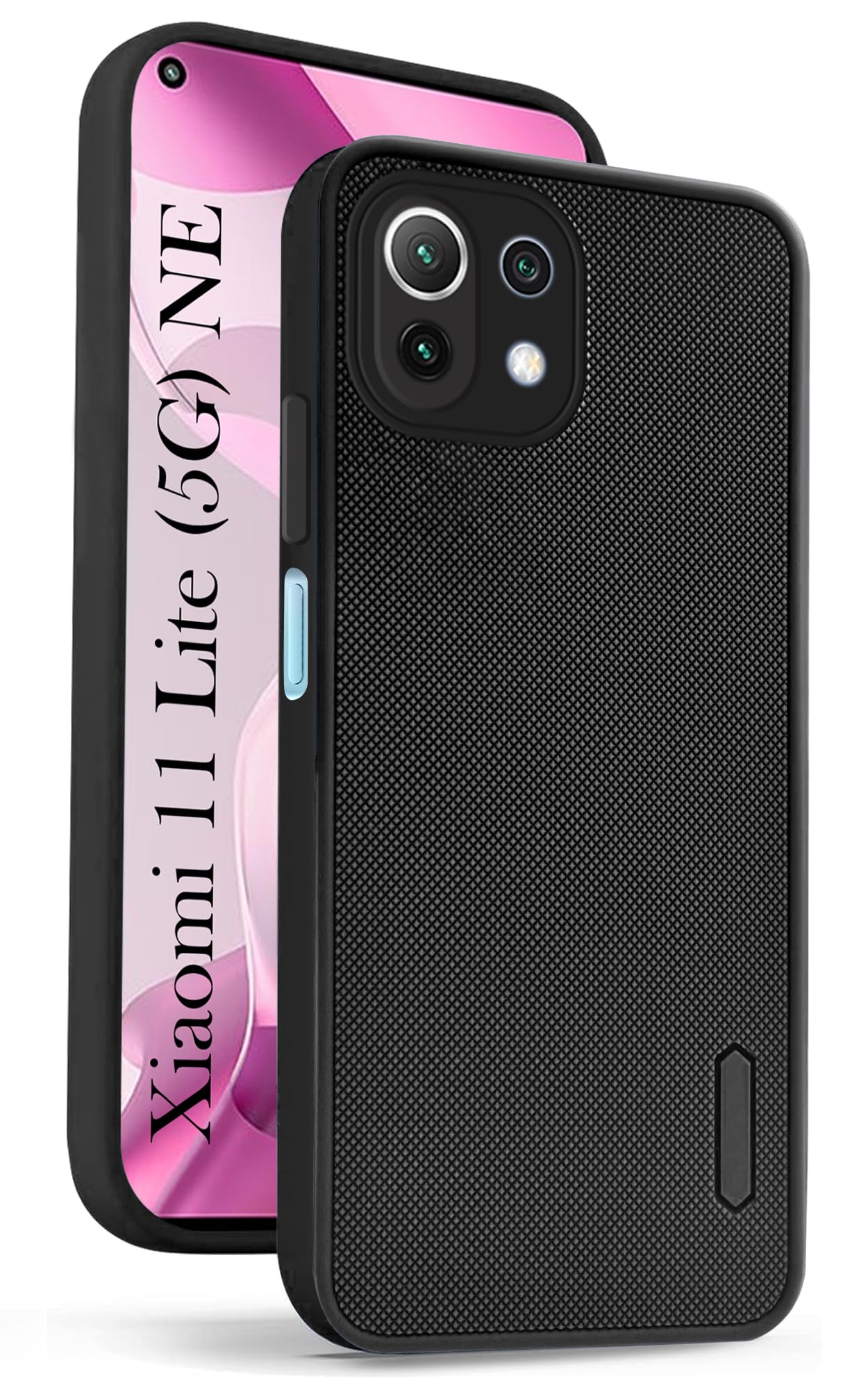 For Xiaomi 11 Lite 5G NE Back Cover Case (Textured Grip Design | Camera Protetion | Slim and Light Weight | Soft Touch and Feel)