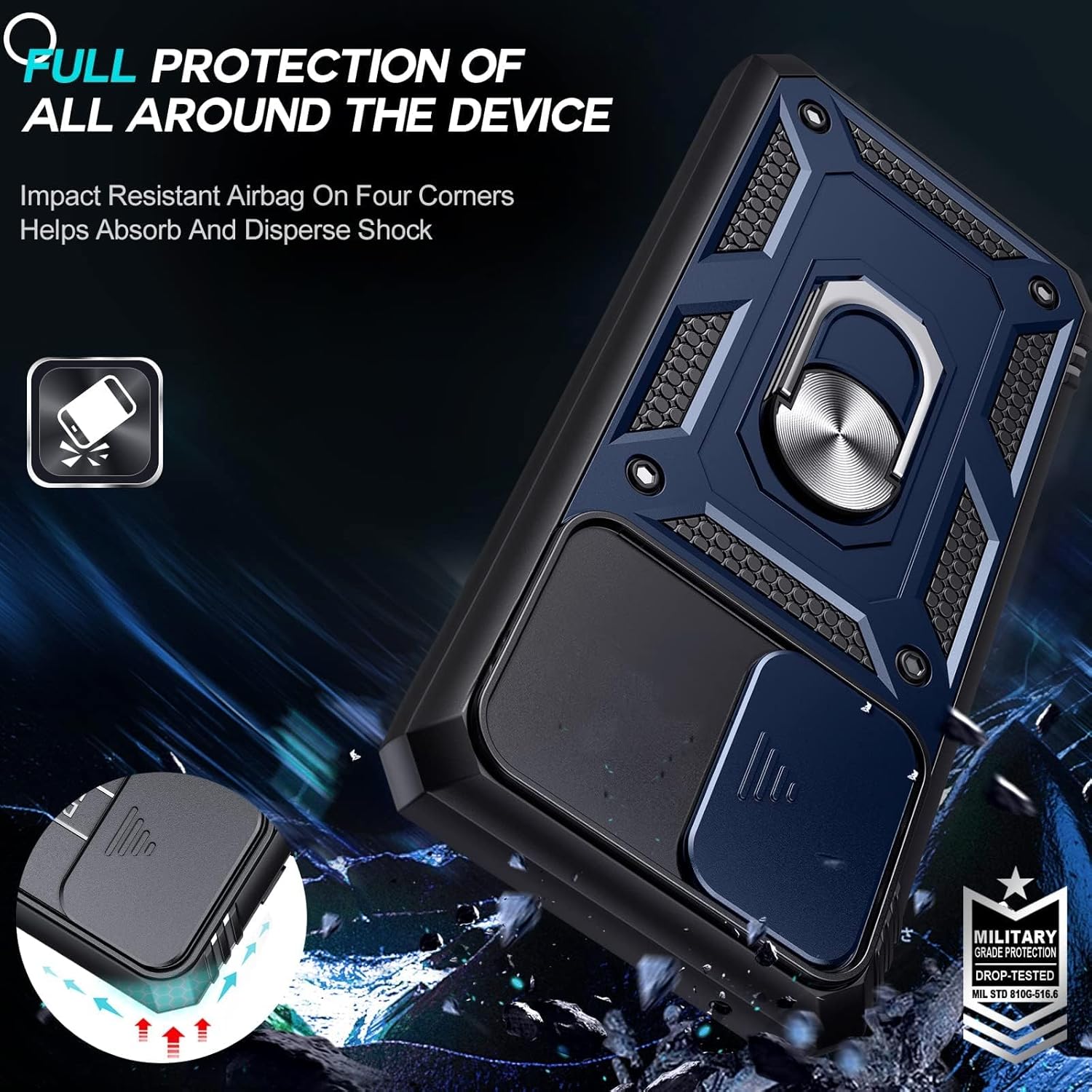 For Xiaomi Redmi Note 12 Pro 5G Back Cover (Hybrid Dual Armor | Polycarbonate)
