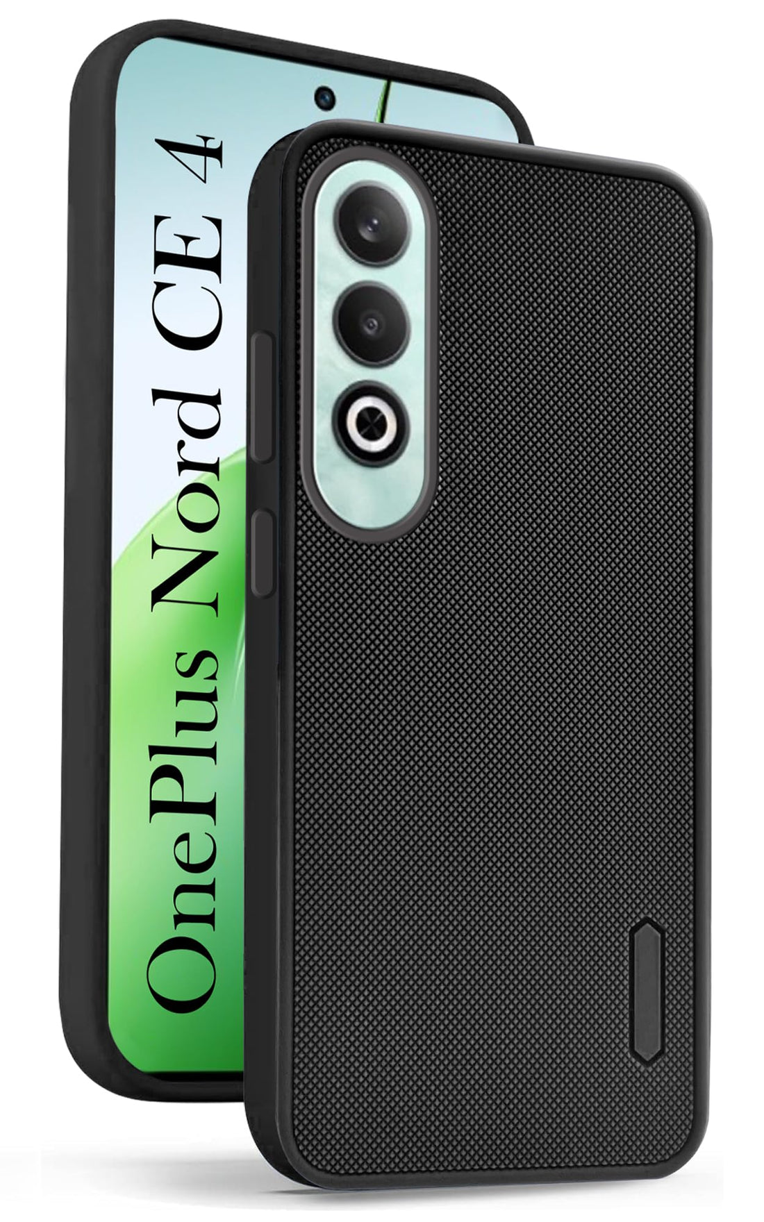 For Oneplus Nord CE 4 Back Cover Case (Textured Grip Design | Camera Protetion | Slim and Light Weight | Soft Touch and Feel)