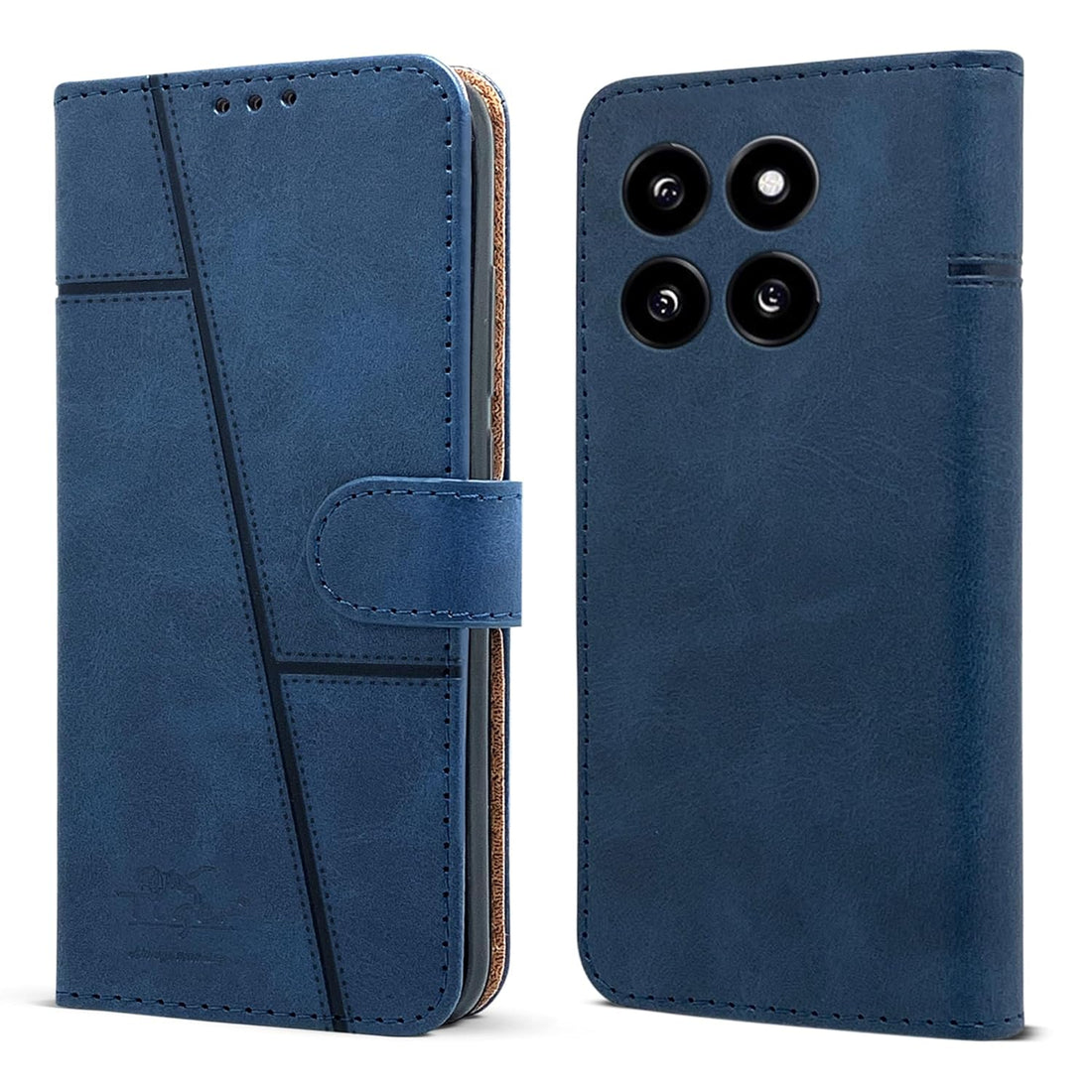 For Xiaomi MI 14 Flip Cover Case (Stitched Leather with Magnetic Closure)