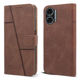 For Motorola Moto G24 | G24 Power Flip Cover Case (Stitched Leather with Magnetic Closure)
