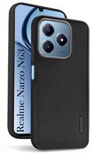 For Realme Narzo N63 Back Cover Case (Textured Grip Design | Camera Protetion | Slim and Light Weight | Soft Touch and Feel)
