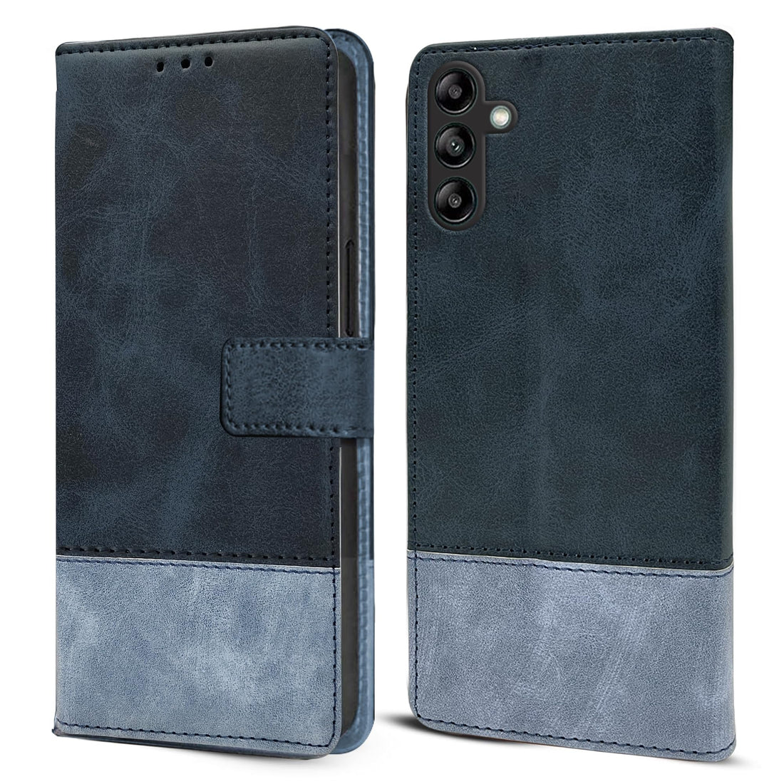 For Samsung Galaxy A05s Flip Cover Case (Professional Dual Leather Wallet with Magnetic Closure)