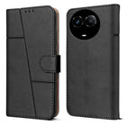 For Realme Narzo 60x Flip Case Cover (Stitched Leather with Magnetic Closure | )