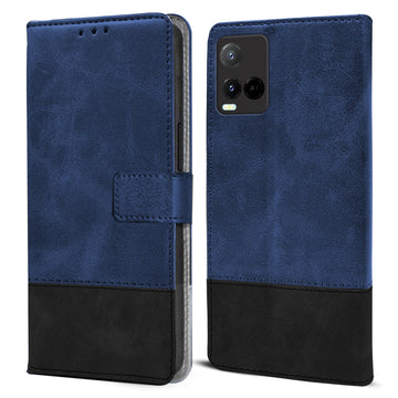 For Vivo Y21 2021 Flip Cover Case (Professional Dual Leather Wallet with Magnetic Closure)