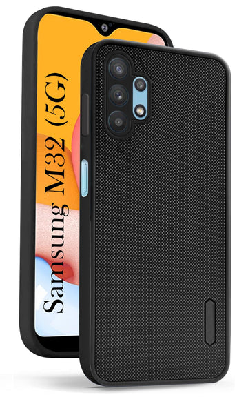 For Samsung Galaxy M32 5G Back Cover Case (Textured Grip Design | Camera Protetion | Slim and Light Weight | Soft Touch and Feel)