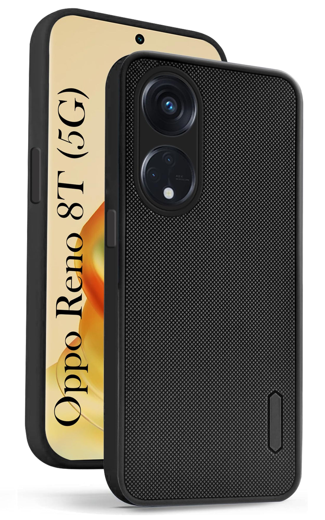 For Oppo Reno 8T 5G Back Cover Case (Textured Grip Design | Camera Protetion | Slim and Light Weight | Soft Touch and Feel)