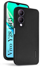 For Vivo Y28 5G Back Cover Case (Textured Grip Design | Camera Protetion | Slim and Light Weight | Soft Touch and Feel)