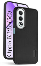 For Oppo K12x 5G Back Cover Case (Textured Grip Design | Camera Protection | Slim and Light Weight | Soft Touch and Feel)