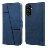 For Samsung Galaxy A05s Flip Cover Case (Stitched Leather with Magnetic Closure)