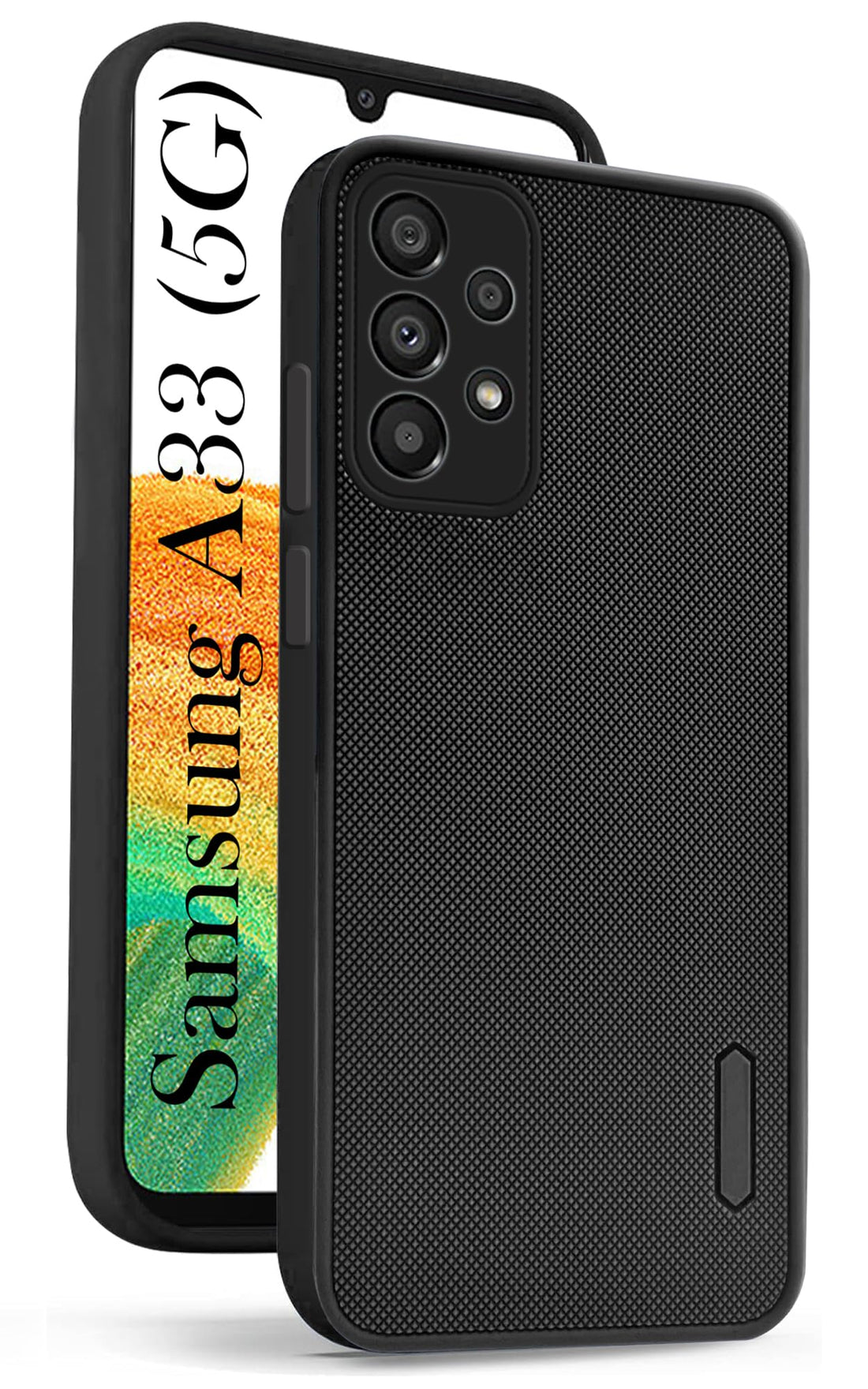 For Samsung Galaxy A33 5G Back Cover Case (Textured Grip Design | Camera Protetion | Slim and Light Weight | Soft Touch and Feel)