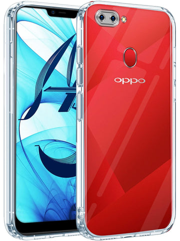 For Oppo A11k Back Cover (Silicone Clear Case with Camera Protection | Soft and Flexible | Transparent)