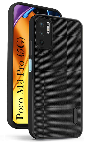 For Poco M3 Pro 5G Back Cover Case (Textured Grip Design | Camera Protetion | Slim and Light Weight | Soft Touch and Feel)