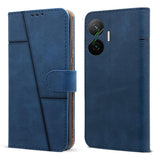 For Xiaomi Poco F7 5G Flip Cover Case ( Stitched Leather with Magnetic Closure)
