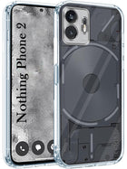 For Nothing Phone 2 Back Cover (Silicone Clear Shockproof Case with Camera Protection | Soft and Flexible | Transparent)