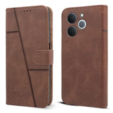 For Realme C71 Flip Cover Case ( Stitched Leather with Magnetic Closure)