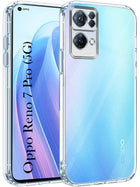 For Oppo Reno7 Pro 5G | Reno 7 Pro 5G Back Case Cover (Silicone Clear Shockproof Case | Soft and Flexible)