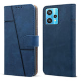 For Realme 9 Pro Plus | Realme 9 4G Flip Cover Case (Stitched Leather Finish | Magnetic Closure | Inner TPU | Foldable Stand | Wallet Card Slots)