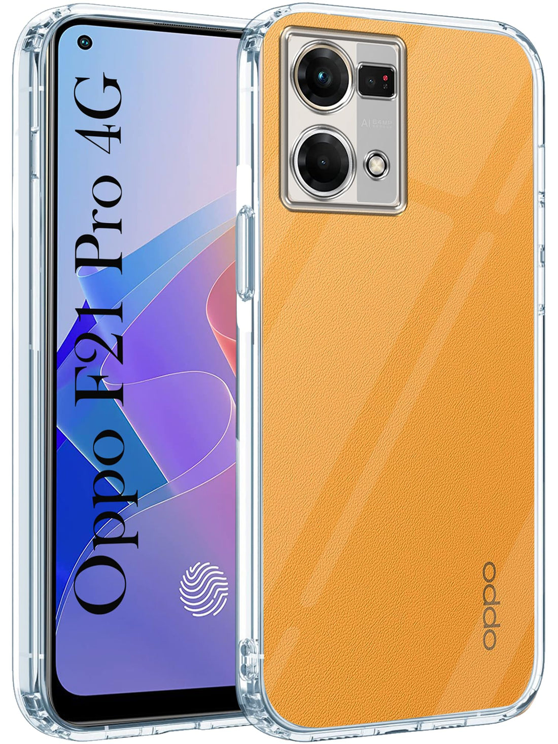 For Oppo F21 Pro 4G | F21s Pro Back Cover (Silicone Clear Shockproof Case with Camera Protection | Soft and Flexible)
